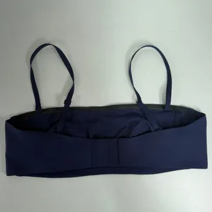 Aerie 36B Smoothez Bandeau Bra Navy Blue Wireless Removable Straps Seamless thumbnail 5