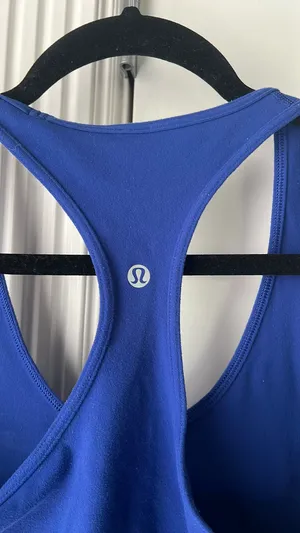 Lululemon Tank Top Blue Racerback thumbnail 3