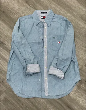 Tommy Hilfiger Denim Light Blue Button-Up Shirt thumbnail 2