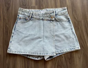 ZARA Denim Skort thumbnail 1