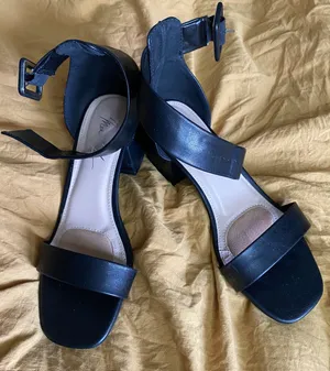 Black strappy heels Size 6.5 thumbnail 1