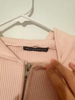 Light Pink Brandy Melville Arden Hoodie thumbnail 3