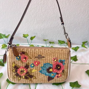 Coach Nolita 19 With Floral Embroidery cj724 thumbnail 1