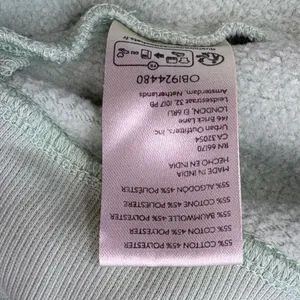 Pilcro Pullover Sweatshirt Women S Green V Neck Collar‎ Fleece Anthropologie thumbnail 8