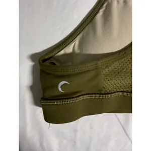 Zyia Active Olive Green All-Star Sports Bra Strappy Mesh Back Large thumbnail 3