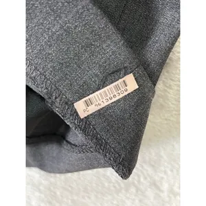 Theory Wool Crepe Sheath Mini Dress Gray Pleated Cap Sleeve Career Office Size 8 thumbnail 7