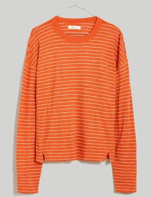 Madewell Slub Relaxed Long-Sleeve Tee thumbnail 1
