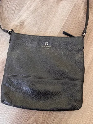 Kate Spade Black Crossbody Bag Purse Pebbled Leather thumbnail 2