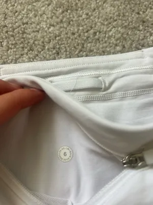 White Lululemon Speed Shorts thumbnail 3