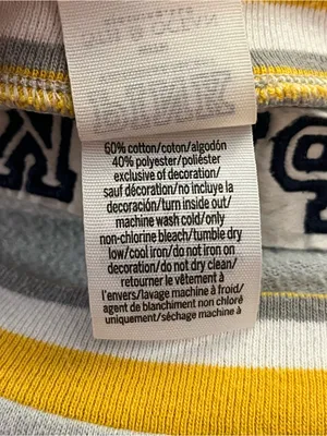 PINK Victoria’s Secret U.S. Navy Oversized Sweatshirt Navy Gray Yellow M thumbnail 6
