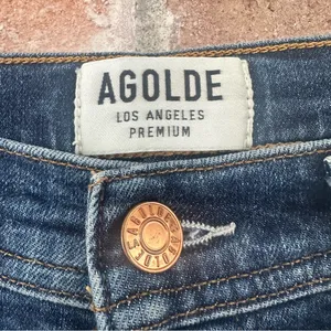 Agolde Roxanne Super High Rise Skinny Jeans Women’s 26 High Waisted Blue thumbnail 6