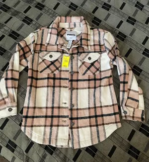 RSQ Womens Tonal Woven Plaid Shacket thumbnail 7