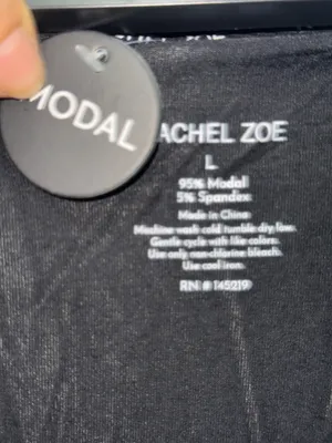 Rachel Zoe women’s modal pajama set size L black thumbnail 5