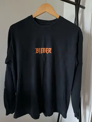 Justin Bieber long sleeve shirt thumbnail 1