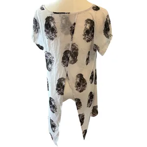 Hot Topic floral skull sheer blouse grunge goth spooky Small Halloween thumbnail 3