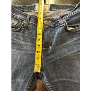 Big Star Nina Jeans Sz 30L Long‎ Dark Denim Distressing Straight Leg Western thumbnail 9