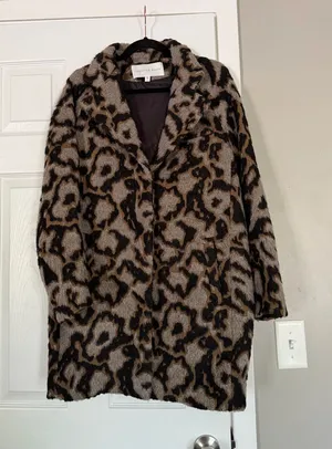 Veronica Beard Alpaca Wool Blend Long Textured Coat Jacket thumbnail 1