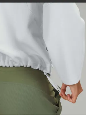 Lululemon AirWrap Modal Crew Long Sleeve Top, Alpine White, Size 16 thumbnail 6