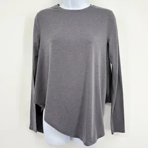 Lululemon Lifted Balance Asymmetrical Hem Long‎ Sleeve Top Women 2 Activewear thumbnail 3
