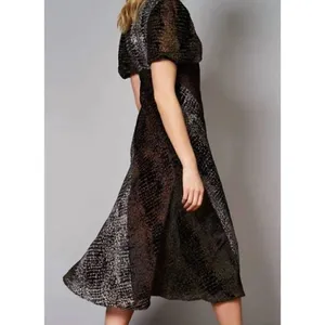Anthropologie Hutch Arrie Midi Velvet Dress Sz. 2 thumbnail 2