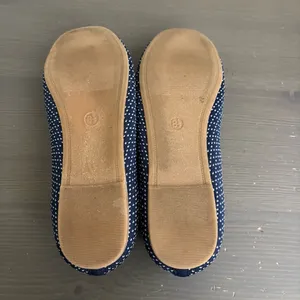 Seychelles knit ballet flats round-toe stretch knit upper‎ navy white dot 8.5 thumbnail 6