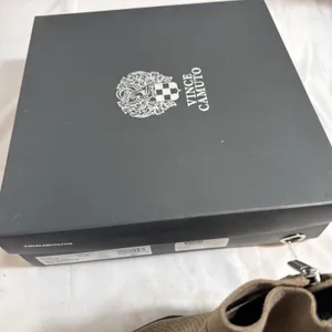 Vince Camuto VC-Cava Suede Ankle Boots Womens 8.5M Wild Mushroom Verona In Box thumbnail 9