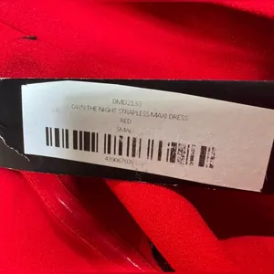 Lulu's Own the Night Red Strapless Maxi Dress Size Small NWT‎ thumbnail 11