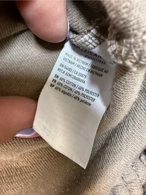 American Eagle Oversize Brown Sweater Button Henley Chevron Textured Pullover XS thumbnail 4
