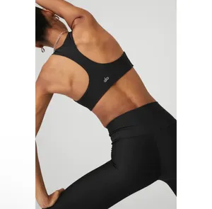 ALO AIRLIFT AIRLIFT ADVANTAGE RACERBACK BRA Black Size S NWT thumbnail 3