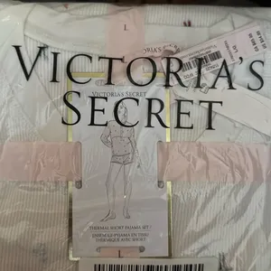 New - VICTORIA'S SECRET Thermal Short Pajama Set‎ thumbnail 2