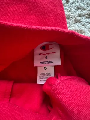 Red Champion Wide Leg Sweatpants thumbnail 3