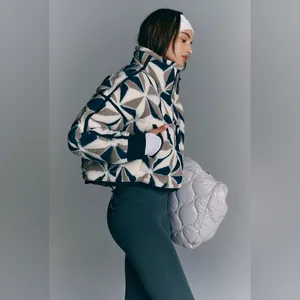 Free People Movement Geometric Patterned Jacket thumbnail 3