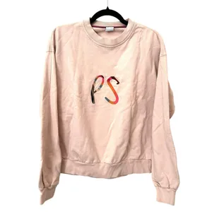 PS PAUL SMITH Swirl‎ Logo Crewneck Sweatshirt Pink XL thumbnail 2