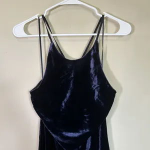 J. Crew Silk velvet‎ halter slip dress NEW NWT violet Size 2 thumbnail 2