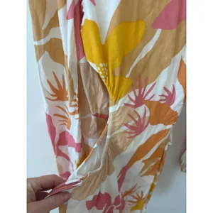 Sabo Skirt Original Floral Print Mini Dress Long‎ Sleeve Ruched Waist XS thumbnail 3