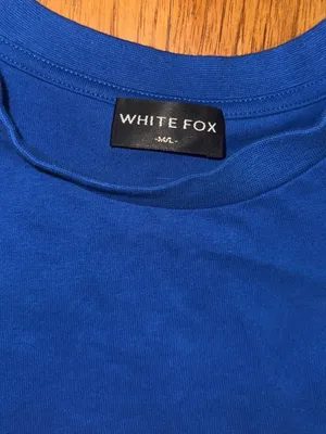 Brand New White Fox Archive 6.0 Oversized Tee in Blueberry & neon pink Size M/L thumbnail 2