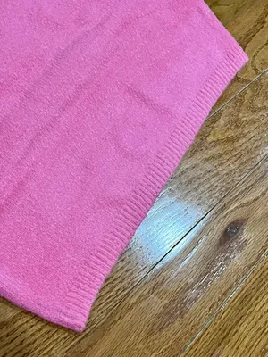 New Lulu’s Bright Eyes Neon Pink Balloon Sleeve Sweater Top XS thumbnail 8
