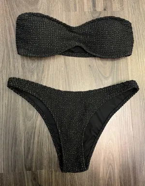 Bikini Set Sparkly Bandeau thumbnail 1