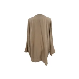 Free People Key Player Layer Sweatshirt Doe Oversized‎ V Neck Tunic Top Medium thumbnail 9