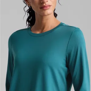 CRZ Yoga UPF 50+ Lightweight Long Sleeve Shirt Navy Large NWT thumbnail 4