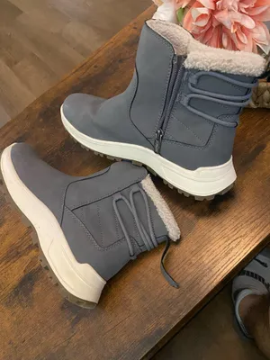 Khombu Water Repellent Ankle Boots Sarah Taupe thumbnail 3