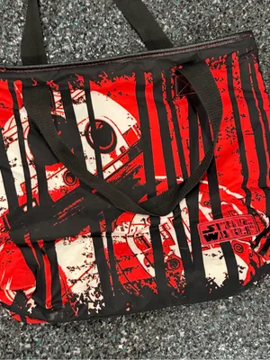 Disney Store Star Wars BB-8 Tote/Shoulder Bag Red Black White One Size thumbnail 3