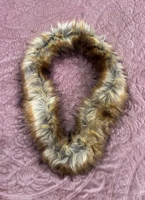 Faux Fur Collar Scarf thumbnail 1