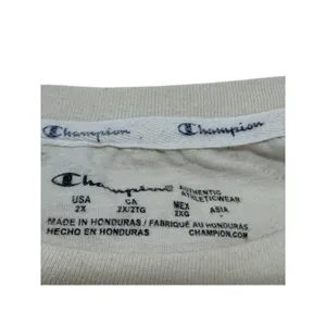 Champion Crop Cream Womens T-Shirt XXL GUC thumbnail 3