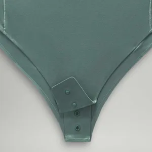 Lululemon Wundermost Square Neck Nulu Bodysuit Sleeveless Forest Green 1X NWT thumbnail 5