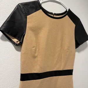 Club Monaco Size-0 Womens Dress Wool‎ Blend Lined with Leather Trim thumbnail 8