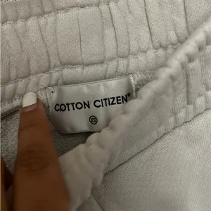 COTTON CITIZEN Brooklyn Off White Sweats Sweatpants thumbnail 6