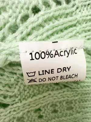 Miss Sparkling NWOT Oversized Apple Green Pointelle Ruffle Knit Sweater XL thumbnail 5