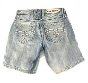 Rock revival Alanis distressed denim shorts sz 24 thumbnail 2