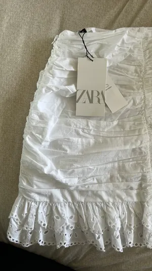 Zara white skirt thumbnail 2